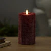 Luminara Red Embossed Sweater Moving Flame Pillar -Christmas Decoration Store nkq4qlocm4hilm0lcxhu