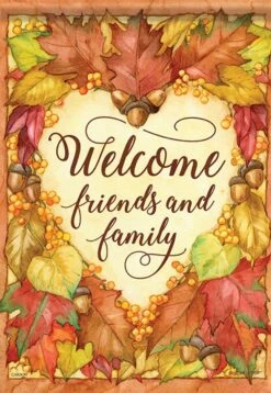 Heart Of Autumn Flag -Christmas Decoration Store nodptgojfei0mtejoody