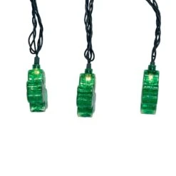 Kurt Adler UL 10-Light Shamrock Light Set With Green Wire -Christmas Decoration Store nxvsfetxcf4znoy8gpij