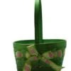 Easter Oval Bamboo Baskets - Small Green -Christmas Decoration Store o39aesja5ddebahjfjc7