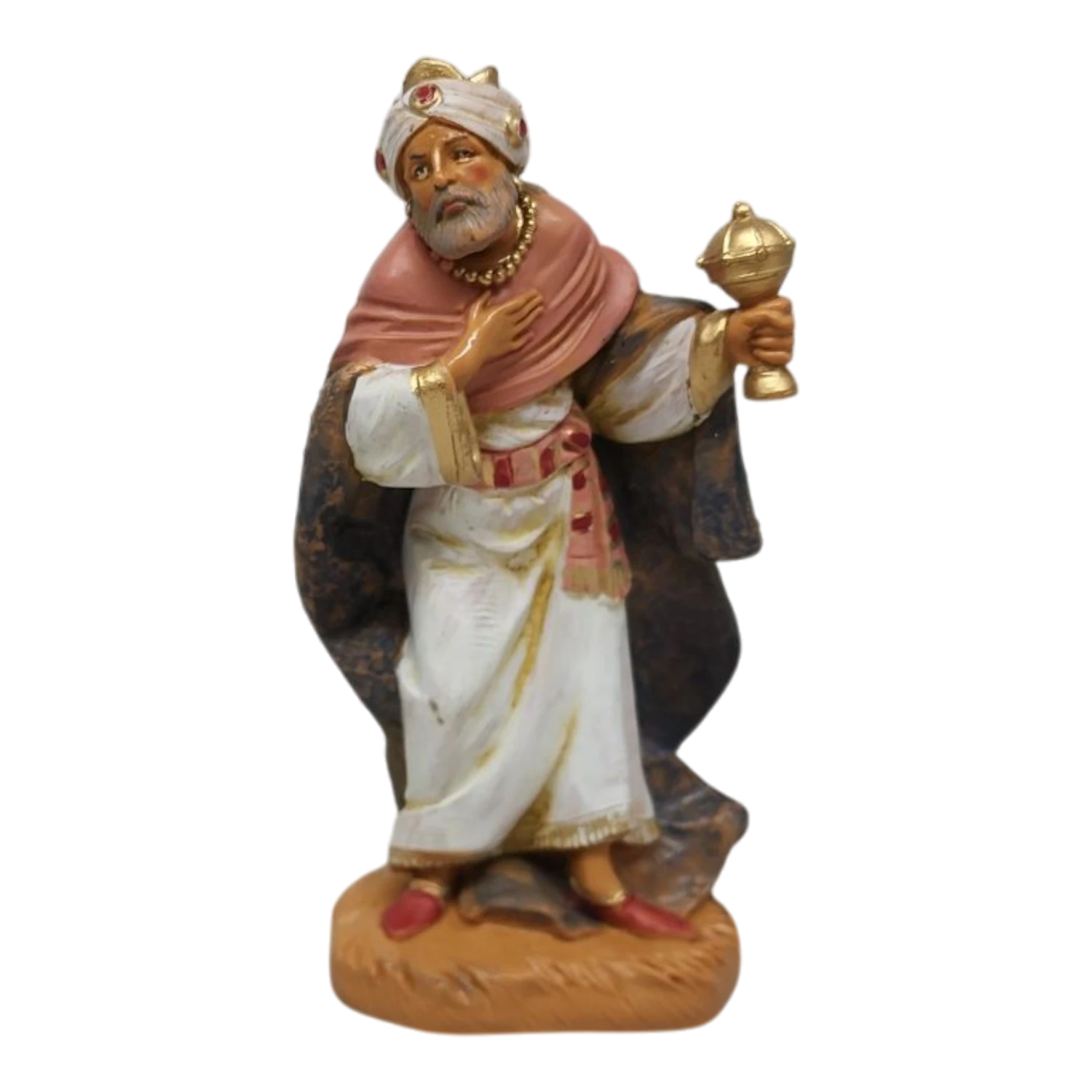 King Gaspar Nativity Figurine - 5 Inch Scale 3 King Gaspar Nativity Figurine - 5 Inch Scale