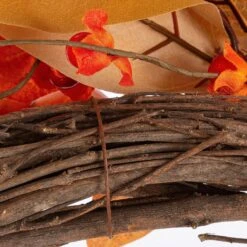 Harvest Autumn Wreath With Berries And Sunflowers - 22 Inch -Christmas Decoration Store ohdpzne2mmabt7xabspd