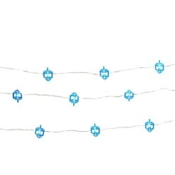 Kurt Adler Battery-Operated Hanukkah LED Fairy Light - Dreidel -Christmas Decoration Store oldhqa4fwkkfeve2o2sj