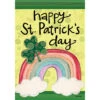 St. Patricks Patterns Durasoft Large Flag - 28" X 40"