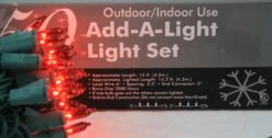 50 Light Indoor/Outdoor RED String Light -Christmas Decoration Store orcfbvpdszgkpokbekwm