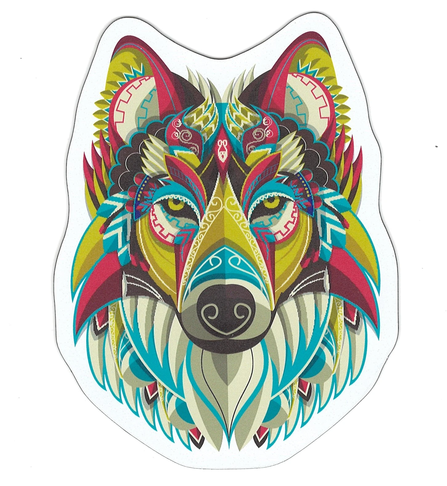 Large Flex Magnet - Native Wolf 3 Large Flex Magnet - Native Wolf