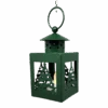 B/O Lighted Metal Holiday Lantern With LED Tealight - Green -Christmas Decoration Store oyrxl39jajl4sqpidakr