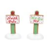 Department 56 Gingerbread Christmas Signs - Set Of 2 -Christmas Decoration Store ptyx0z2t7dyumgnfzebt