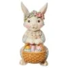 Pint Bunny With Floral Crown Figurine -Christmas Decoration Store q93nmi90hgacqrpxjcrd