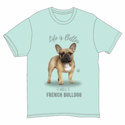 Life Is Better With A French Bulldog T-Shirt - 9 Life Is Better With A French Bulldog T-Shirt - -Christmas Decoration Store qjlqwioqafycb4dkahfg