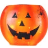 Oval Lighted Jack-o-Lantern Vase - 7 X 4 X 6.5 - 5 Teeth -Christmas Decoration Store qkcscegnq0am2izqnjhu