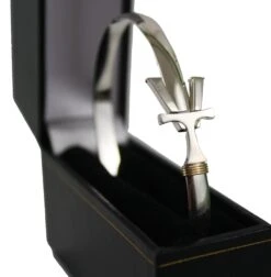 Vermont Hook Bracelet Silver - 6mm Band - 8.5 Inch