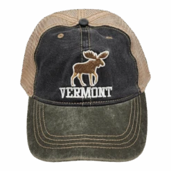 Two Tone Cap Vermont Moose -Christmas Decoration Store reyggn8xsgdoehy8esom