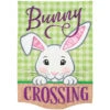 Bunny Crossing Garden Flag - 12" X 18" -Christmas Decoration Store s6madjnazob1584seoj9