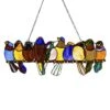 Marisol Multicolor Birds Window Panel