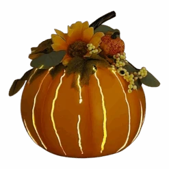 Metal Pumpkin With LED Candle - -Christmas Decoration Store sxahpnxxosknjtumdoxq