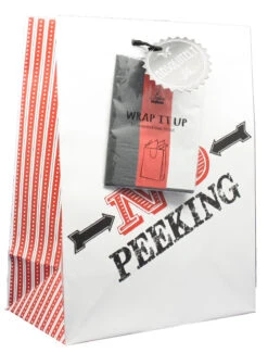 Large Gift Bag With Tissue - No Peeking