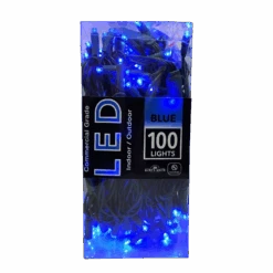 Kurt Adler 100-Light 5mm Blue LED Green Wire Light Set -Christmas Decoration Store tborvmje10uablgbunq6
