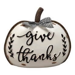 Harvest Sign Pumpkin With Bow - 8 Harvest Sign Pumpkin With Bow - -Christmas Decoration Store texjitnode0swrziyvgk