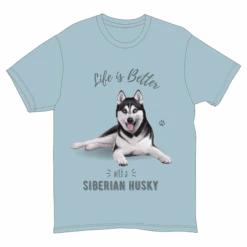 Life Is Better With A Siberian Husky T-Shirt - -Christmas Decoration Store tie6hl3lezmkjp2gmn97