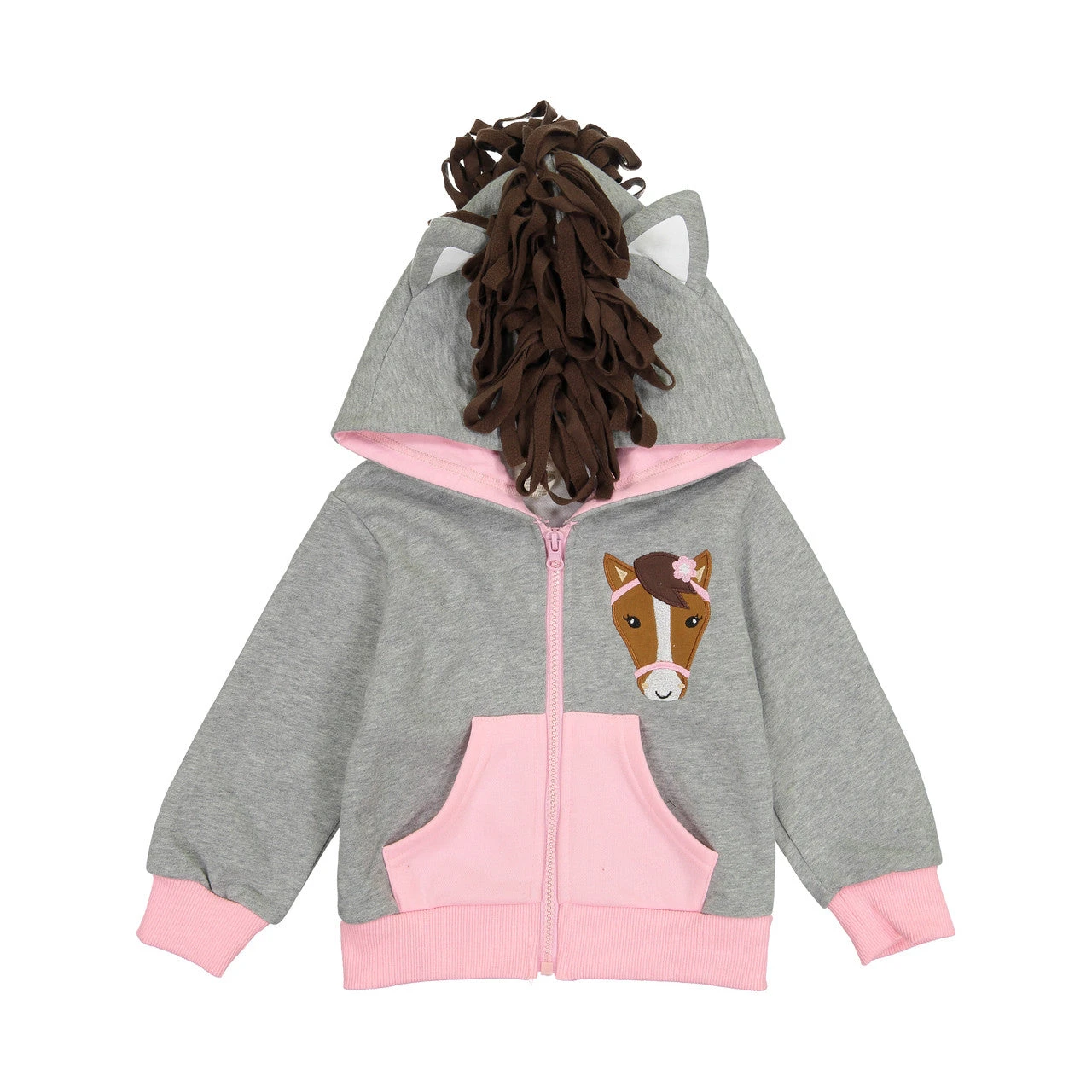 Pink Horse 3D Hoodie - 4 Pink Horse 3D Hoodie - - Image 2
