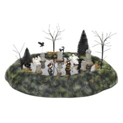 Department 56 Animated Ghosts In Graveyard