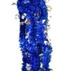 9 Foot Hanukkah Tinsel Garland With Die Cut Shapes - Blue -Christmas Decoration Store tqkzpyntbiecphk1j9w3