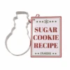 Metal Cookie Cutter With Recipe - Snowman -Christmas Decoration Store tv1exmanr3izhw8yzu0c