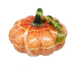 Handblown Glass Pumpkin - -Christmas Decoration Store u58osmezod6qmgz8otcc