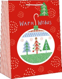 Medium Sized Whimsical Giftbag - Hello Snow -Christmas Decoration Store uahvuxlrq7zzqav7f807