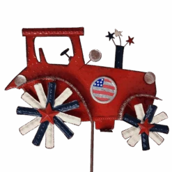 Patriotic Tractor 36 Inch Wind Spinner - -Christmas Decoration Store upvstwfgkl7qxl5hyq7b