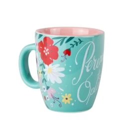 Perennial Optimist Curved Ceramic Mug