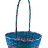 Large Bamboo Easter Basket With Wrapped Handle - Blue -Christmas Decoration Store uuo0vksbfiu4ugmzzr40