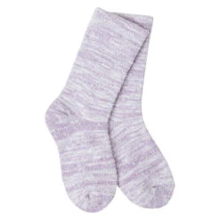 Mouse Creek Slub Socks - Lavender - Infant Size 12-24 Months