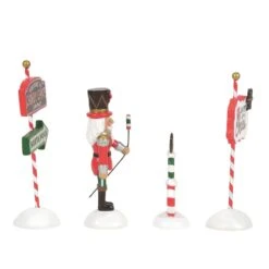 Department 56 Peppermint Panache - 4 Piece Set -Christmas Decoration Store vlaxyrceebn74khoybdu