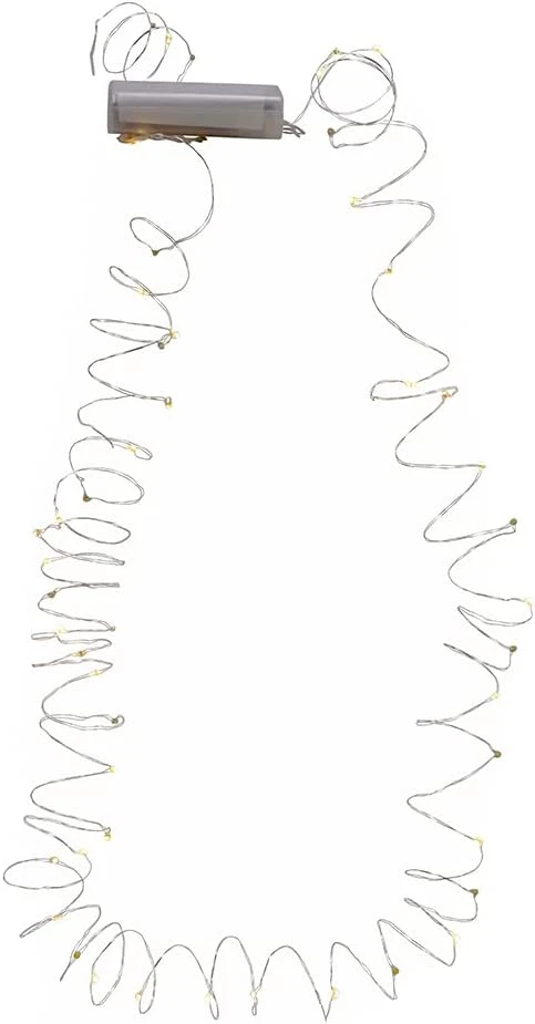 Kurt Adler 50-Light Battery-Operated LED Fairie Light Set - Warm White 3 Kurt Adler 50-Light Battery-Operated LED Fairie Light Set - Warm White