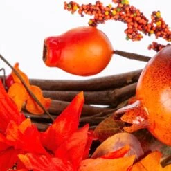 Harvest Autumn Wreath With Berries And Sunflowers - 22 Inch -Christmas Decoration Store vnvofz5porgtklgtl6jh