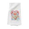 Embroidered Tea Towel - Heart -Christmas Decoration Store vpgbll8zqbjw5xfrmwtf