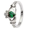 Claddagh Birthstone Ring – May - Size -Christmas Decoration Store wcx9ezmbnfmdq3sur0a4