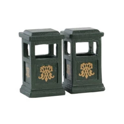 Lemax Green Trash Can - 2 Piece Set -Christmas Decoration Store wg3d4ouh60phn5tgpwu2