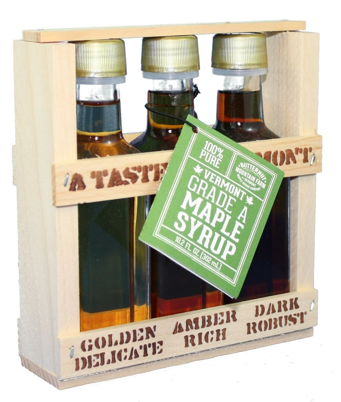 Vermont Maple Syrup Sampler Crate 4 Vermont Maple Syrup Sampler Crate - Image 2