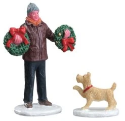 Lemax Tree Lot Figure - 2 Piece Set -Christmas Decoration Store wqvbrqlydn8rikvh9iht