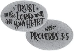 Proverb Stone - Trust In The Lord With All Your Heart