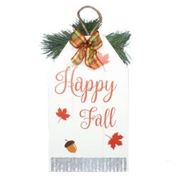 Double Sided Wall Decor Happy Fall / Holly Jolly