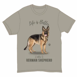 Life Is Better With A German Shepherd T-Shirt - -Christmas Decoration Store wtx4k7hyzxyow3gxvch3