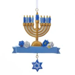 Kurt Adler Resin Hanukkah Ornament -Christmas Decoration Store wzcr6asnfxefxwo9bwj6