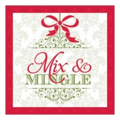 Mix And Mingle Cocktail Napkin