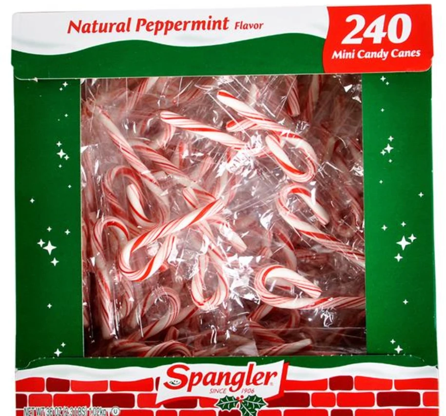Wrapped Mini Candy Cane - Box Of 240 3 Wrapped Mini Candy Cane - Box Of 240