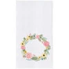 Spring Bloom Wreath Towel