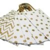 Junior Cub White With Metallic Gold Kraft Gift Bag Set Of 8 -Christmas Decoration Store xom2s9fbsvp3oan3llhs